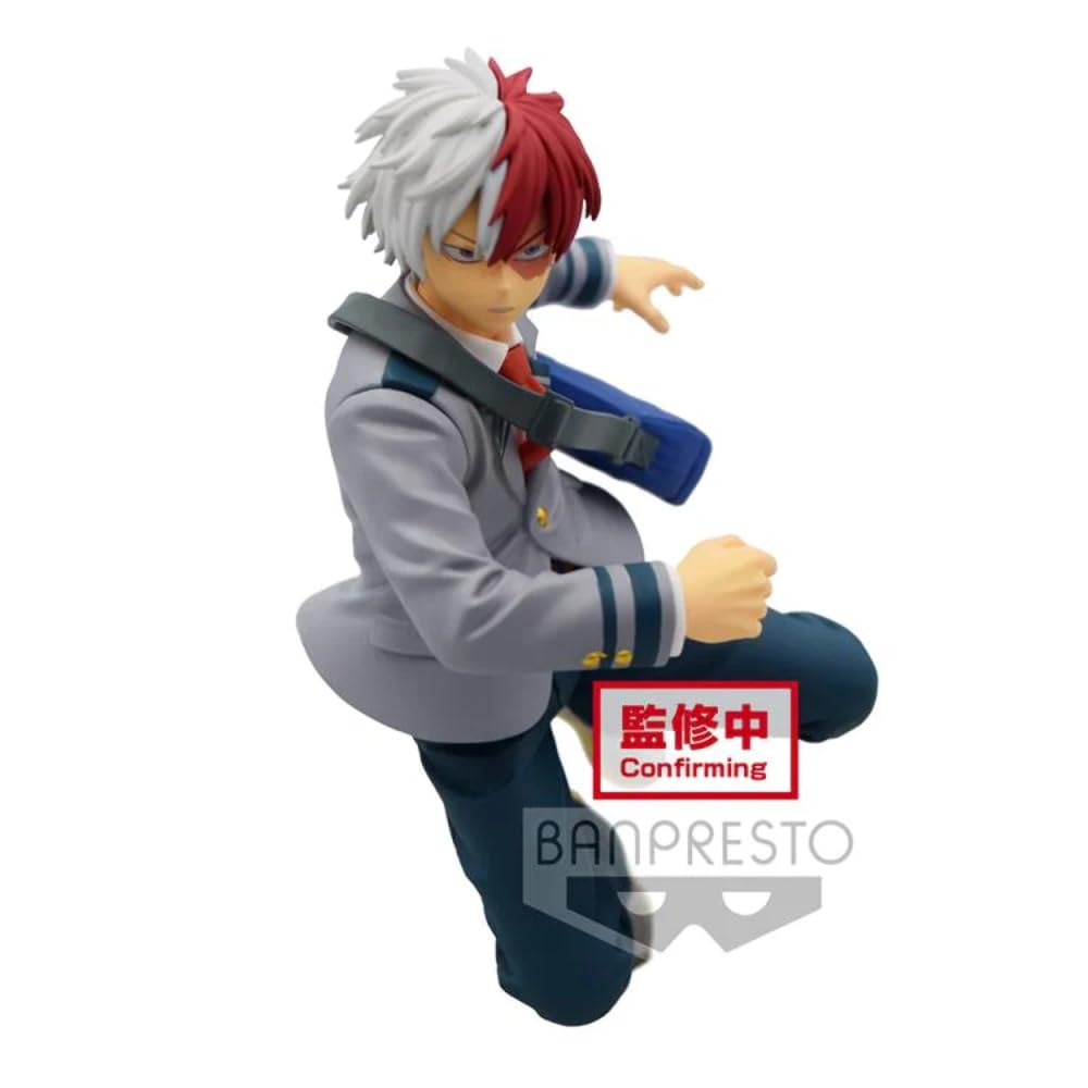 Figurine Banpresto Shoto Todoroki - My Hero Academia Bravegraph no.1, Vol.2, 14 cm, multicolore Figurine Banpresto Shoto Todoroki - My Hero Academia Bravegraph no.1, Vol.2, 14 cm, multicolore